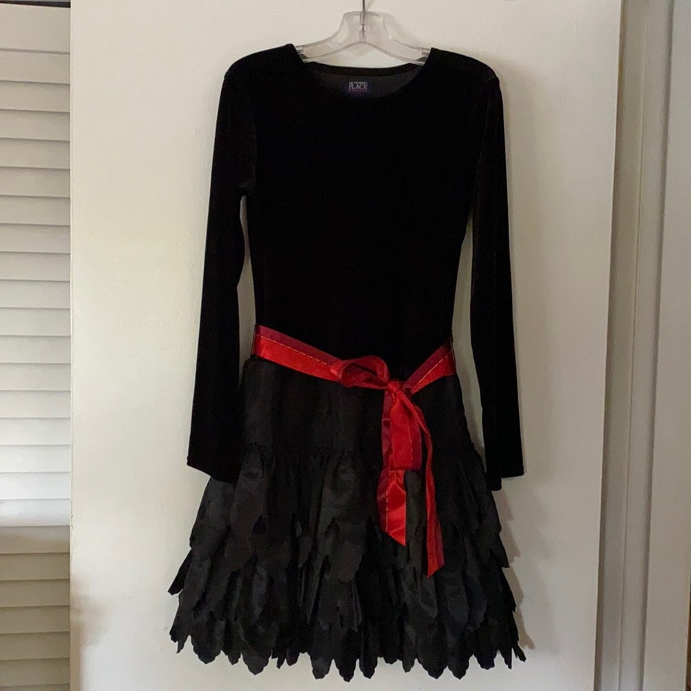 Black Velvet and taffeta dress